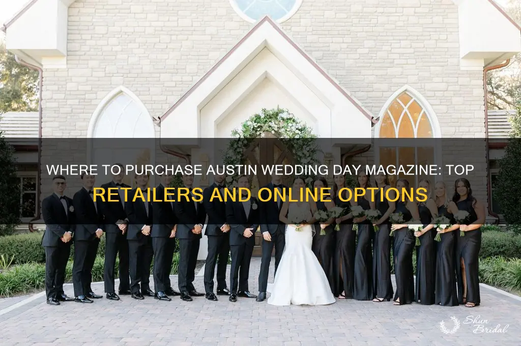 where to buy austin wedding day magazine