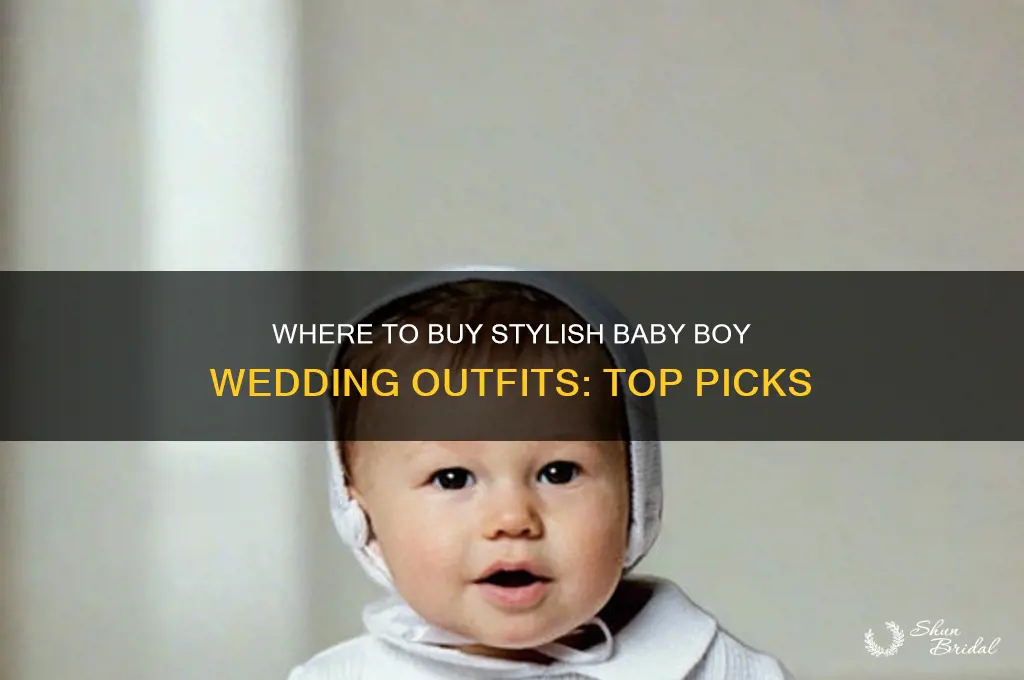 where to buy baby boy wedding