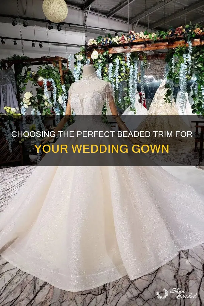 where to buy beaded trim for wedding dress