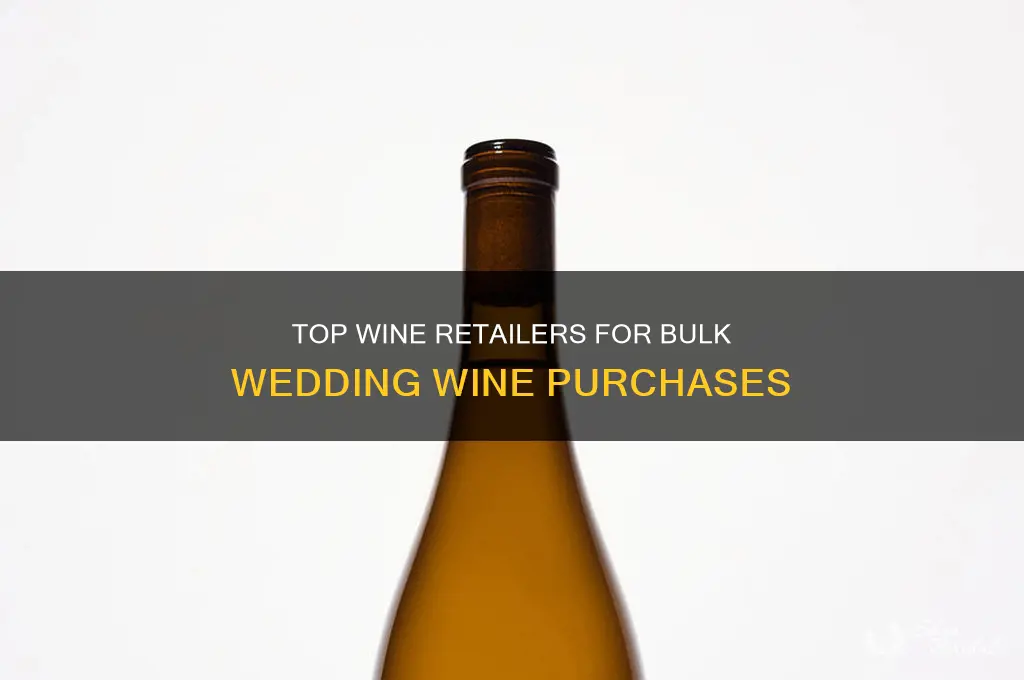 where to buy big cases of wine for a wedding