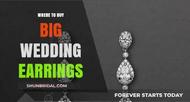 Stunning Big Wedding Earrings: Top Shops for Bridal Glamour