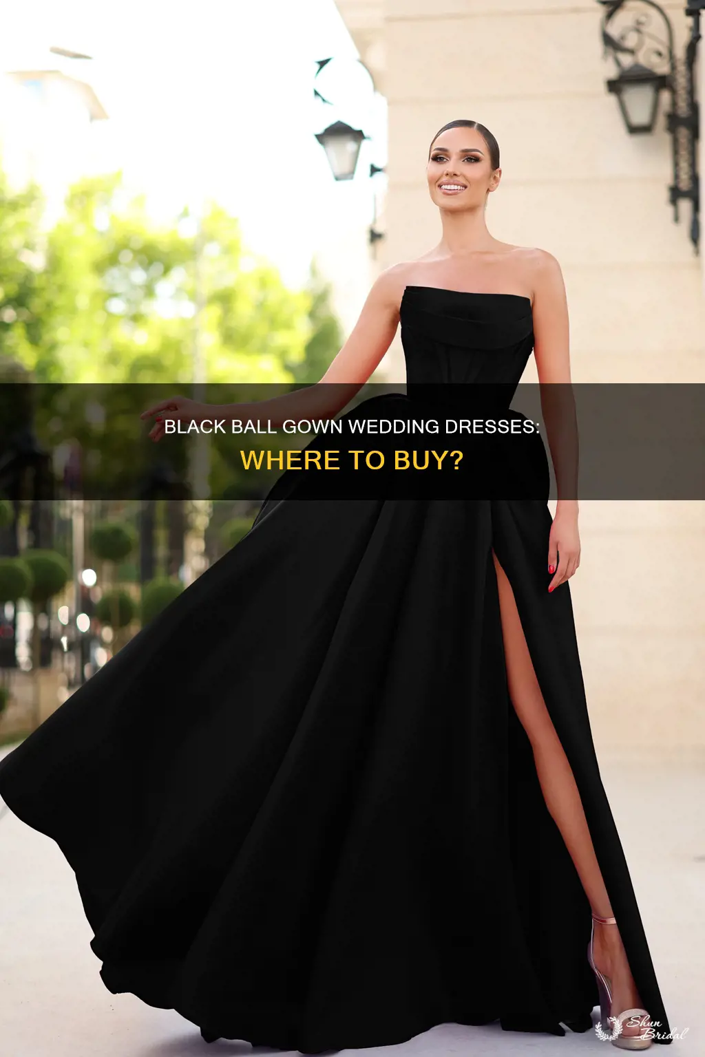 where to buy black ball gown wedding dresses