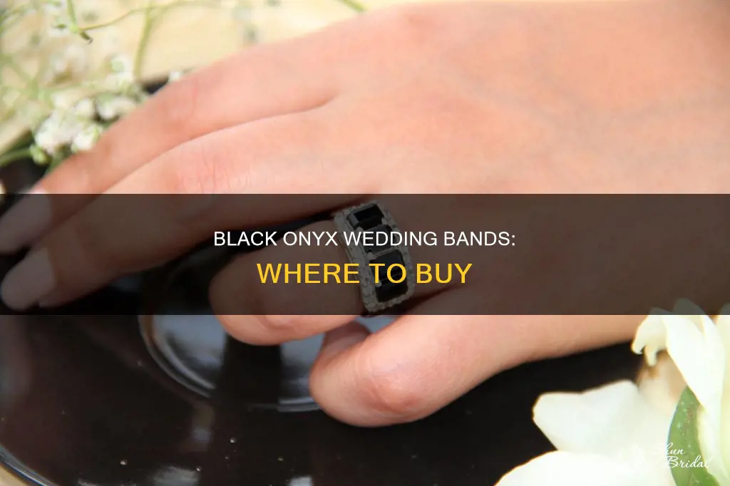 where to buy black onyx wedding band