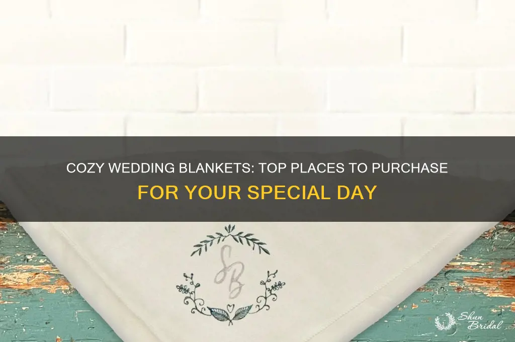 where to buy blankets for wedding