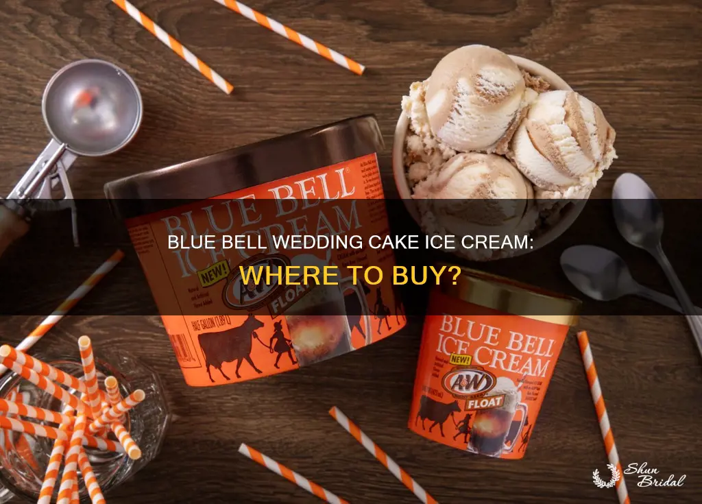 where to buy blue bell wedding cake ice cream