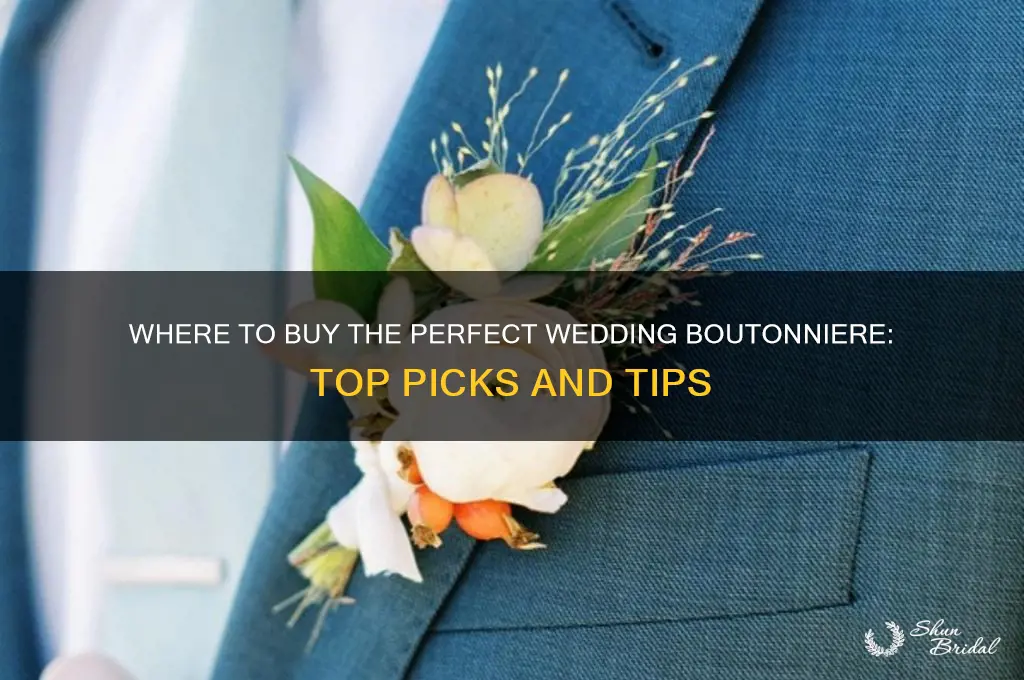 where to buy boutonniere for wedding