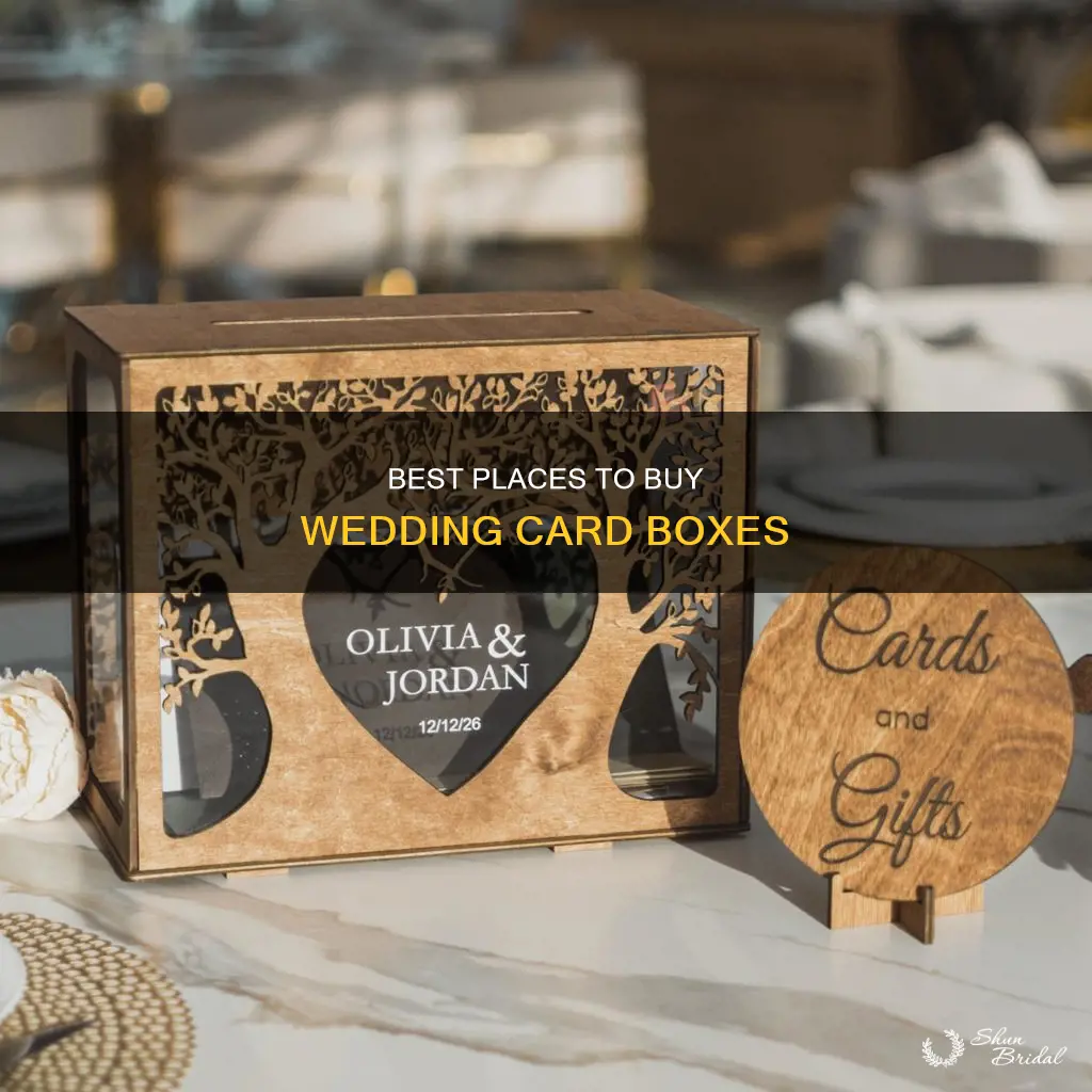 where to buy boxes to make wedding card box