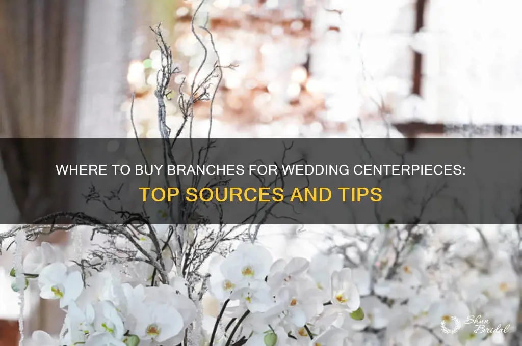 where to buy branches for wedding centerpieces