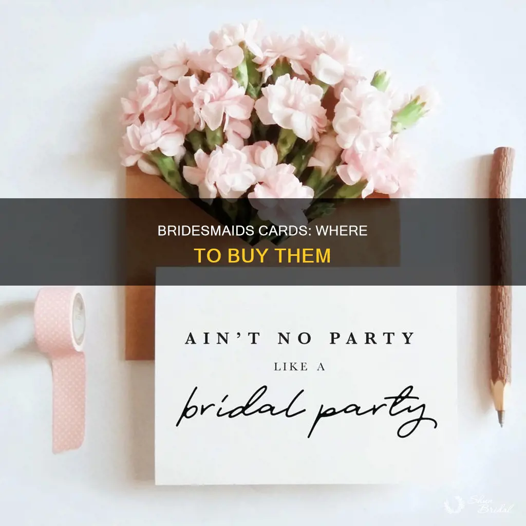 where to buy bridesmaids cards