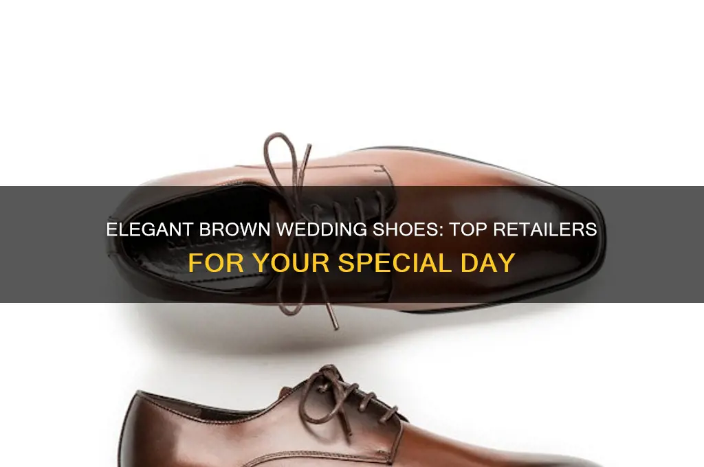 where to buy brown shoes for wedding