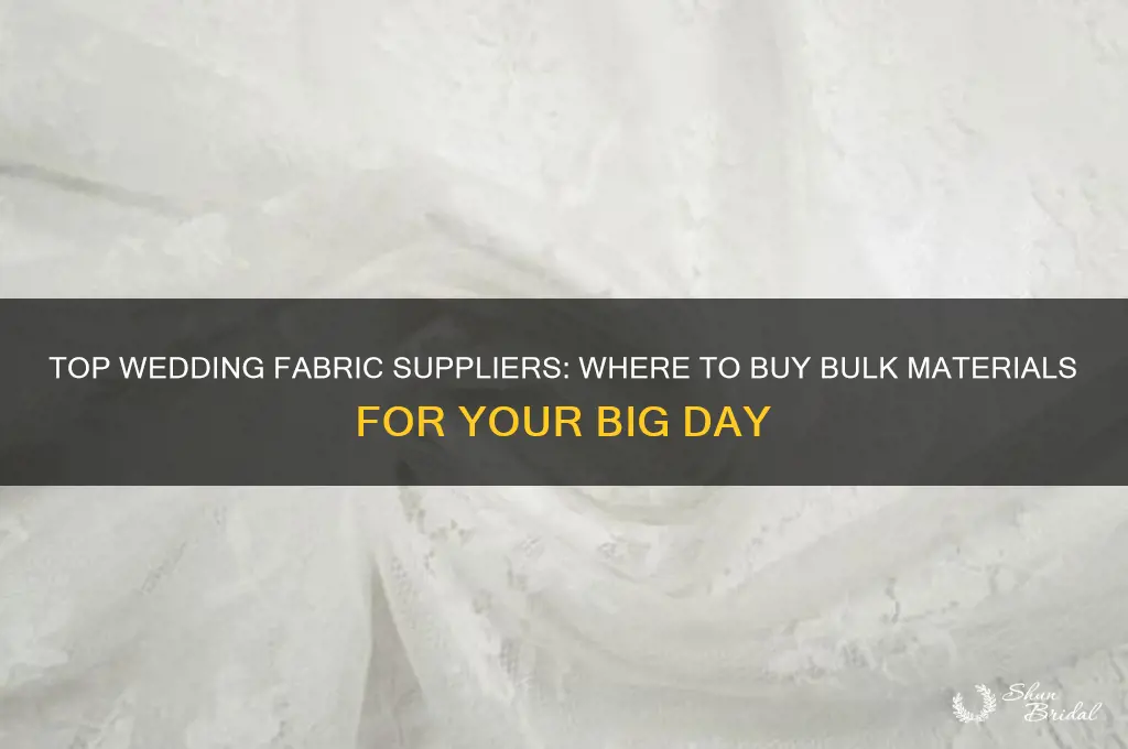 where to buy bulk fabric for wedding