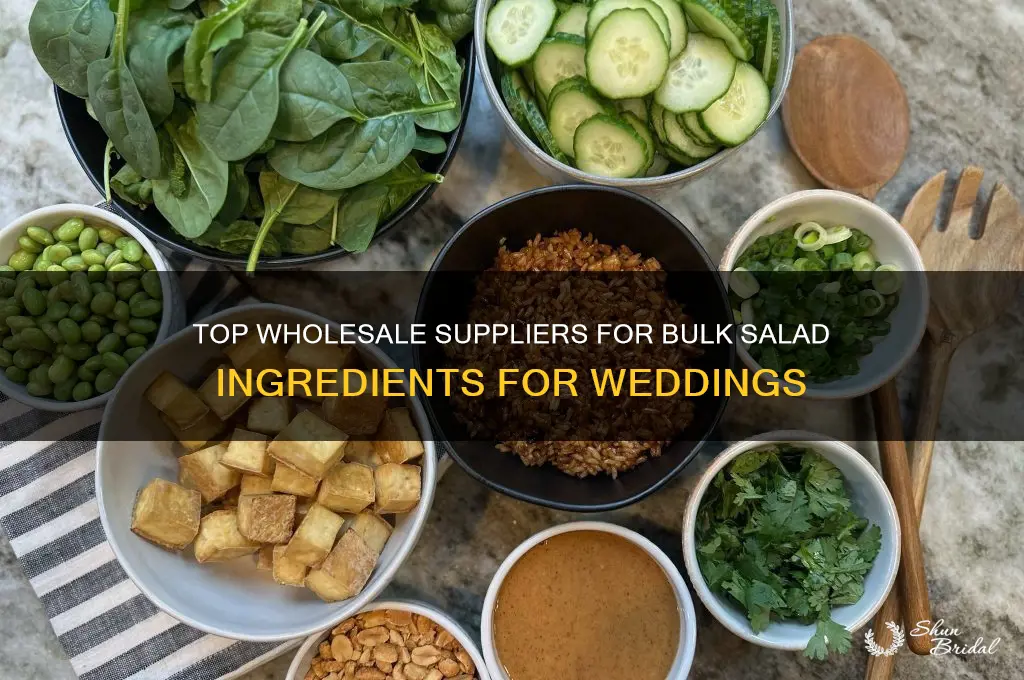 where to buy bulk ingredients for salads for wedding