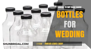 Top Places to Buy Bulk Sauce Bottles for Your Wedding