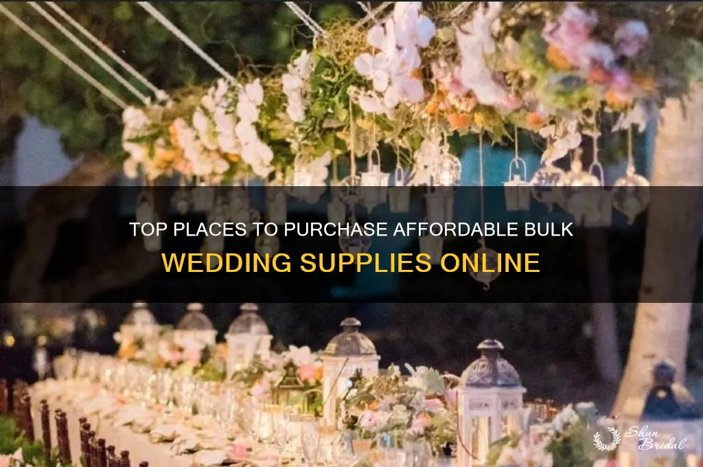 where to buy bulk wedding supplies