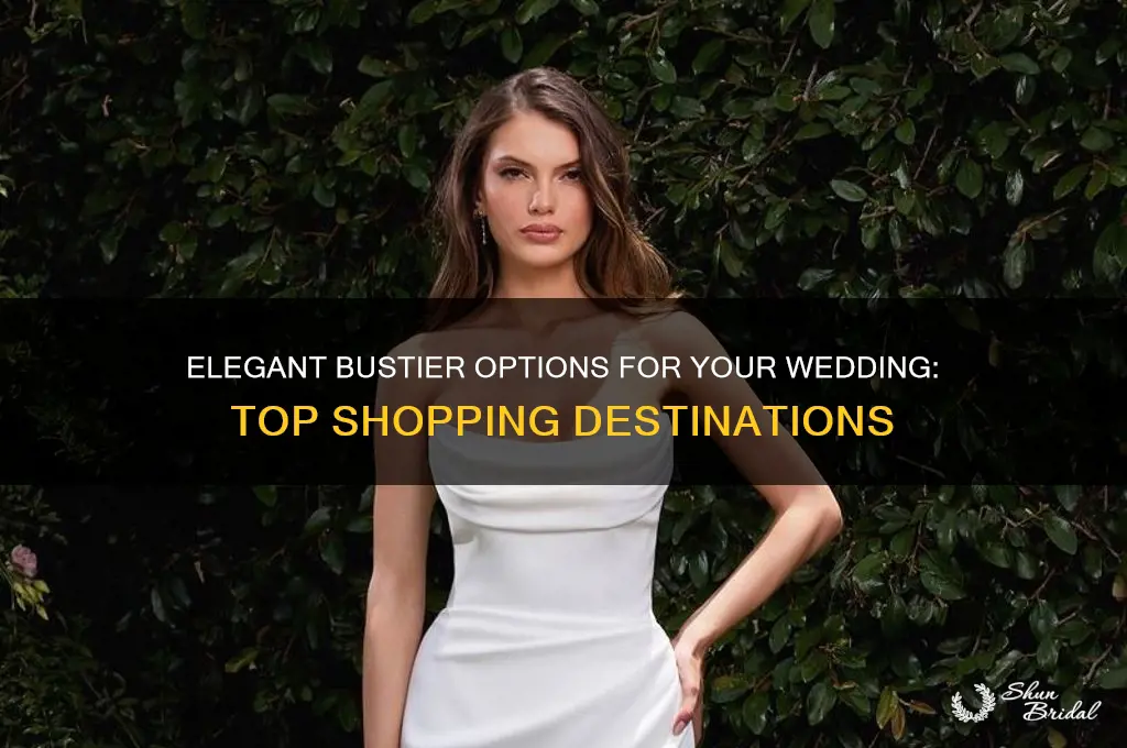 where to buy bustier for wedding