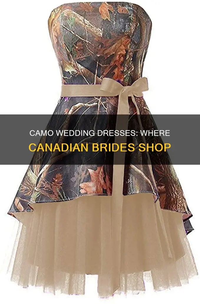 where to buy camo wedding dresses in canada