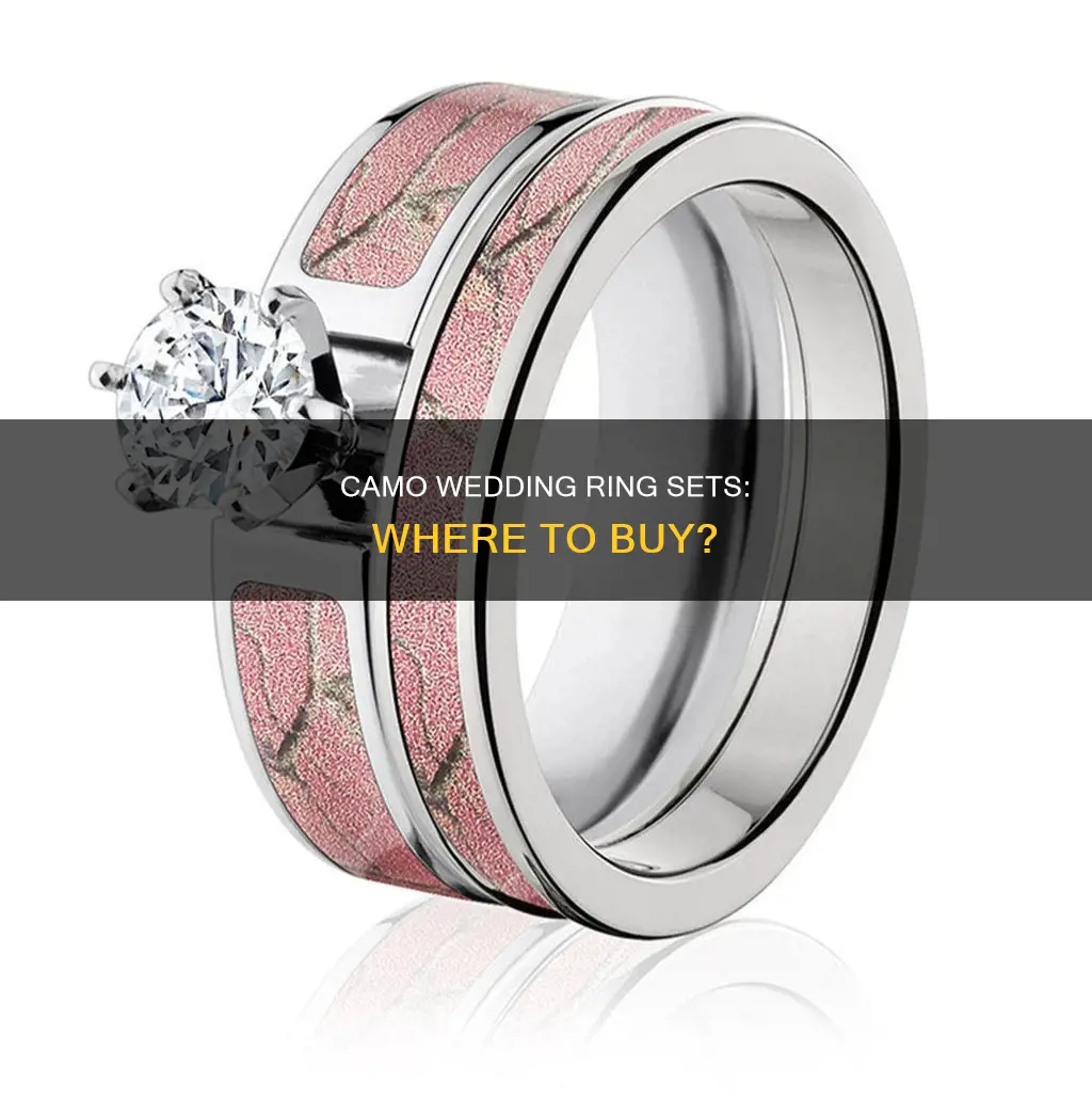 where to buy camo wedding ring sets