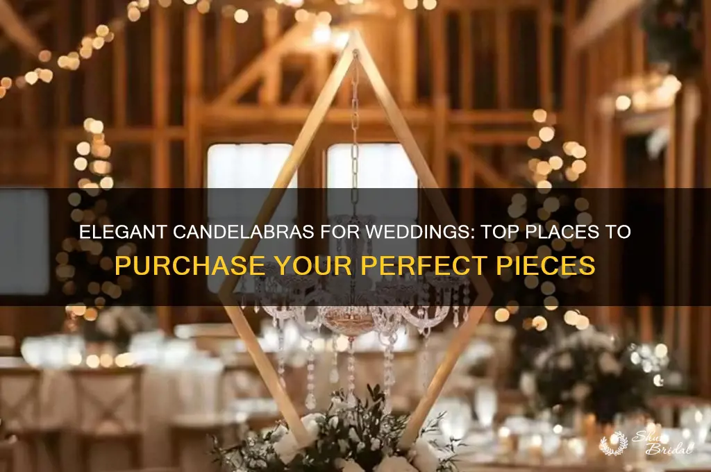 where to buy candelabras for wedding