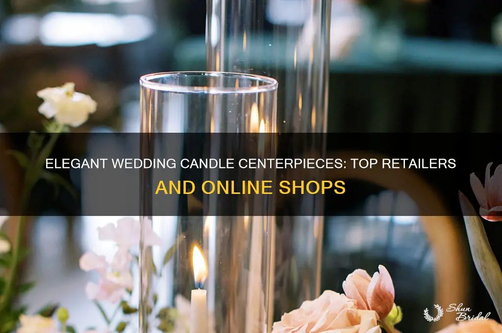 where to buy candle centerpieces for weddings