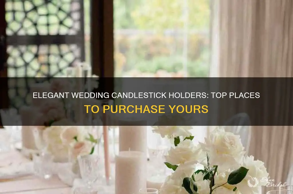 where to buy candle sticks for wedding