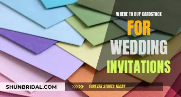 Best Places to Buy Cardstock for Wedding Invites