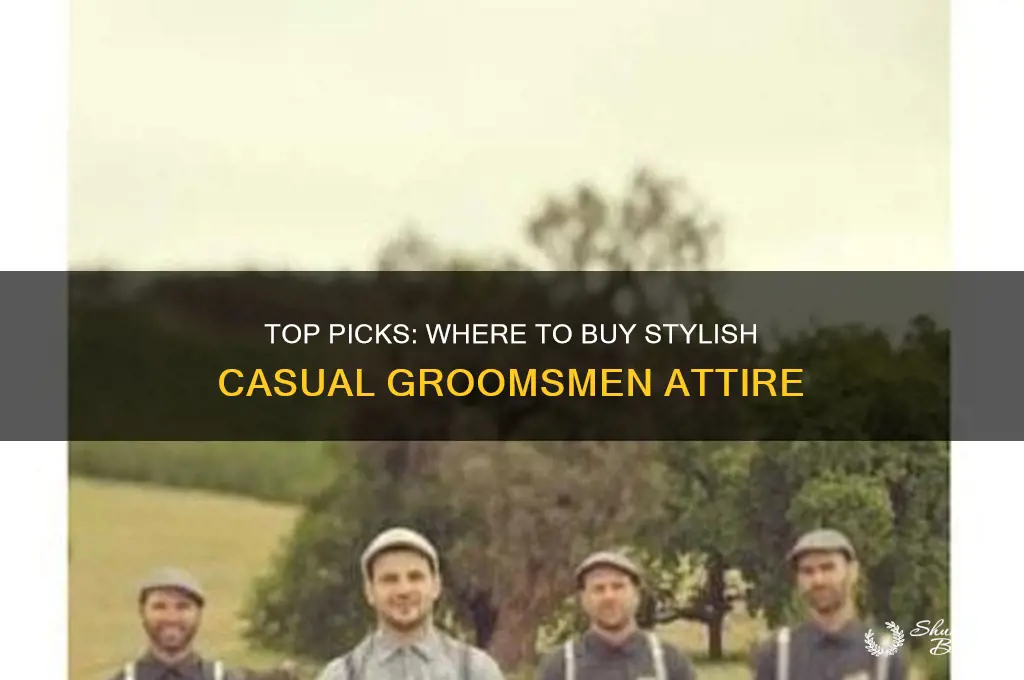 where to buy casual groomsmen attire