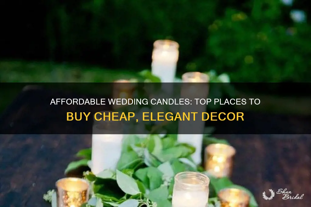 where to buy cheap candles for wedding