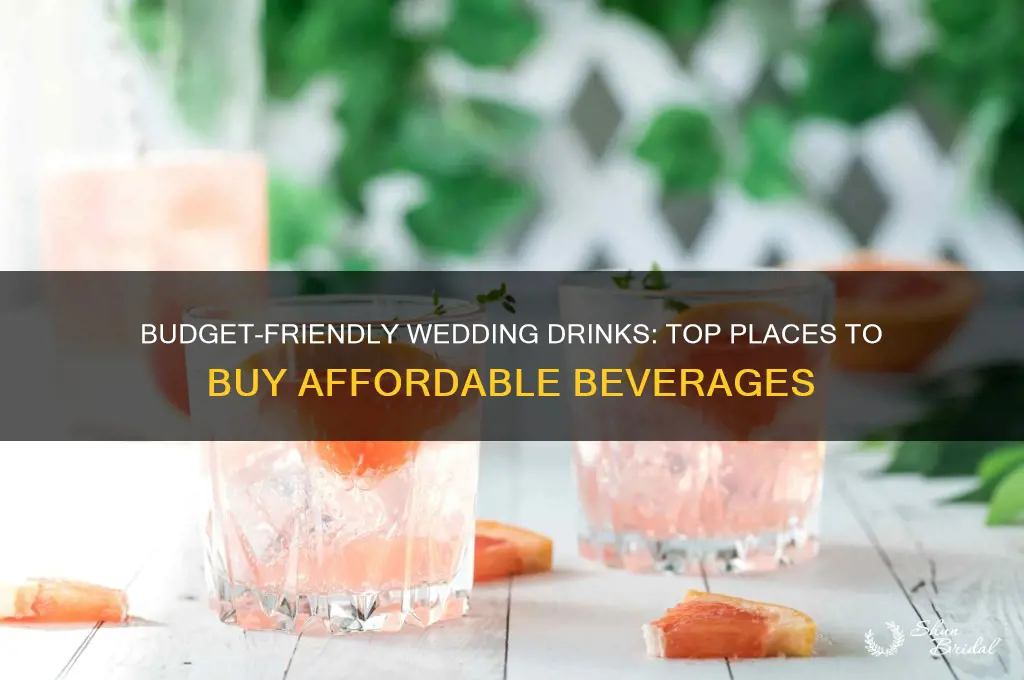 where to buy cheap drinks for wedding