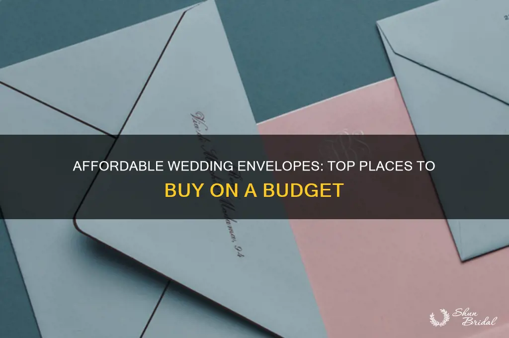 where to buy cheap envelopes wedding