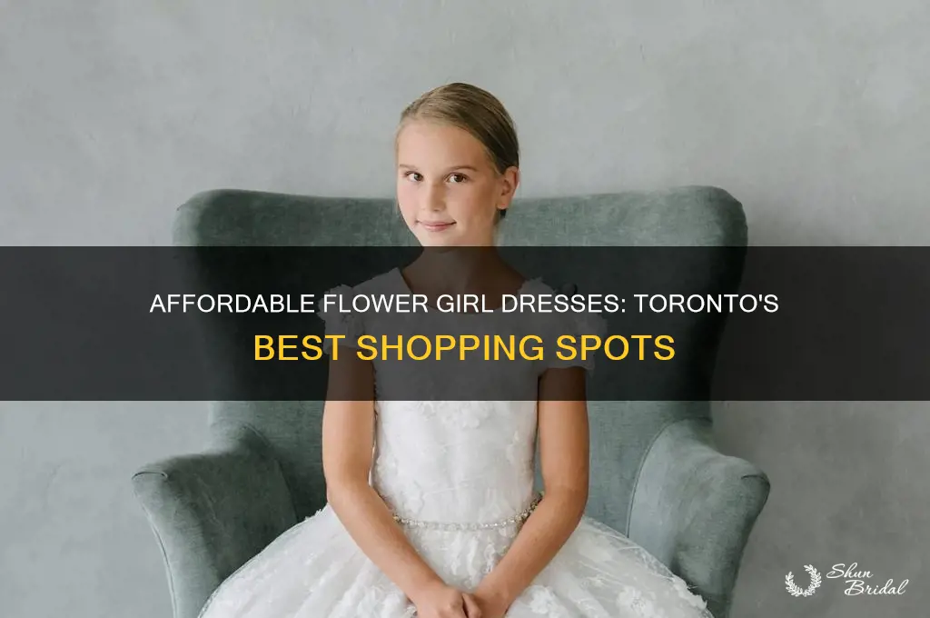 where to buy cheap flower girl dresses in toronto