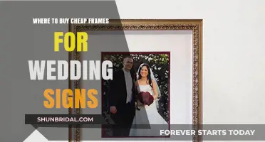 Affordable Wedding Sign Frames: Top Budget-Friendly Shopping Destinations