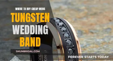 Cheap Men's Tungsten Wedding Bands: Where to Buy