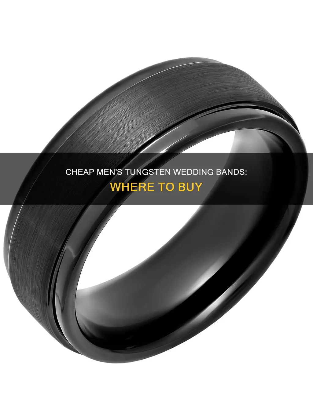 where to buy cheap mens tungsten wedding band