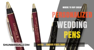 Affordable Personalized Wedding Pens: Top Places to Shop