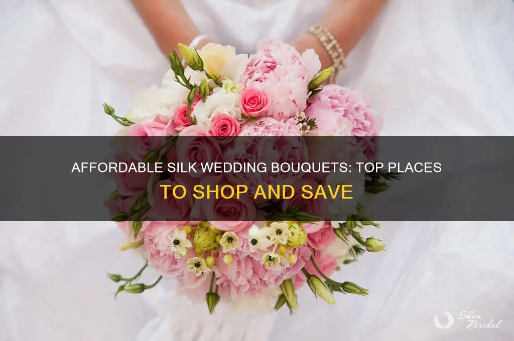 where to buy cheap silk wedding bouquets