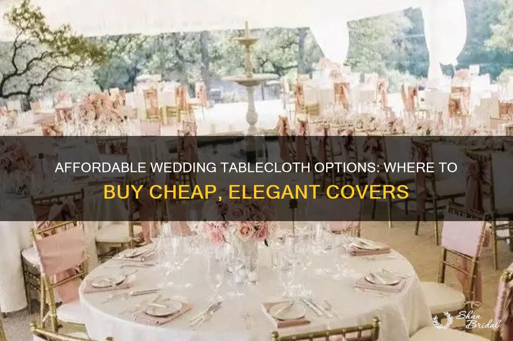 where to buy cheap table cloth for wedding
