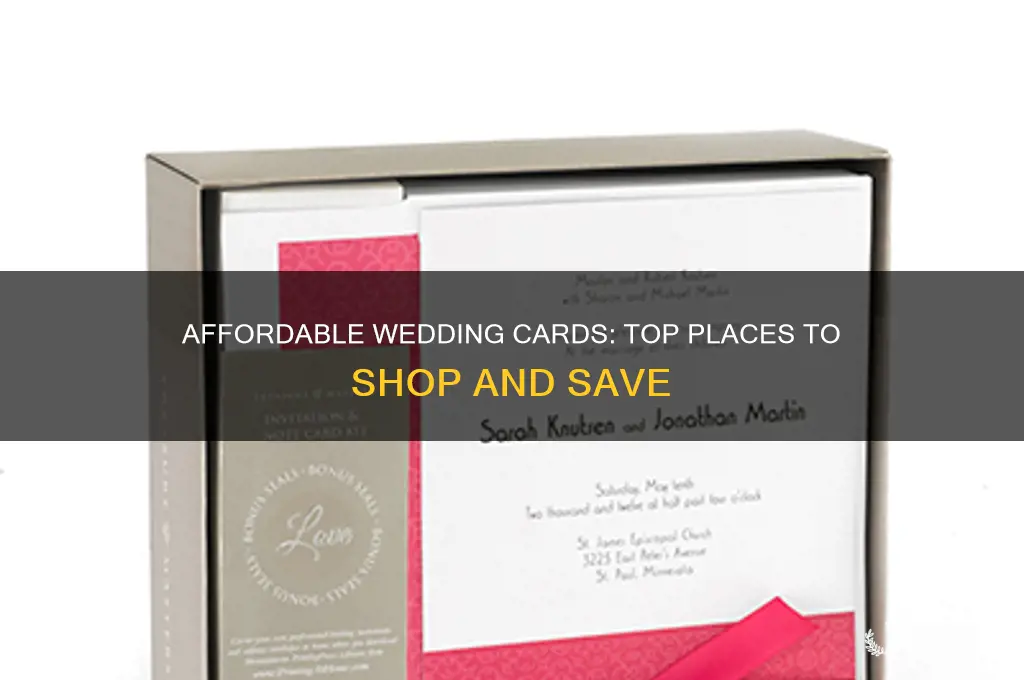 where to buy cheap wedding cards