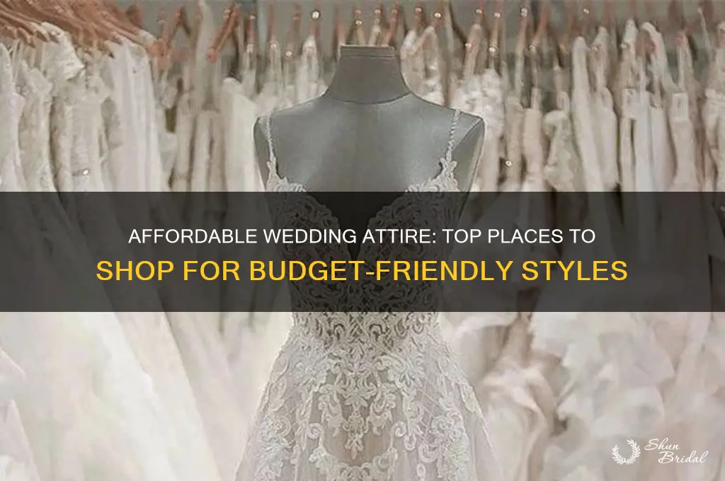 where to buy cheap wedding clothes