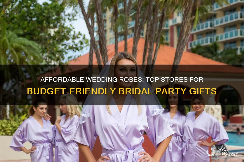 where to buy cheap wedding robes