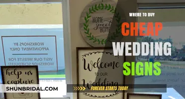 Affordable Wedding Signs: Top Places to Buy on a Budget