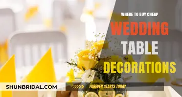 Affordable Wedding Table Decorations: Top Places to Shop and Save