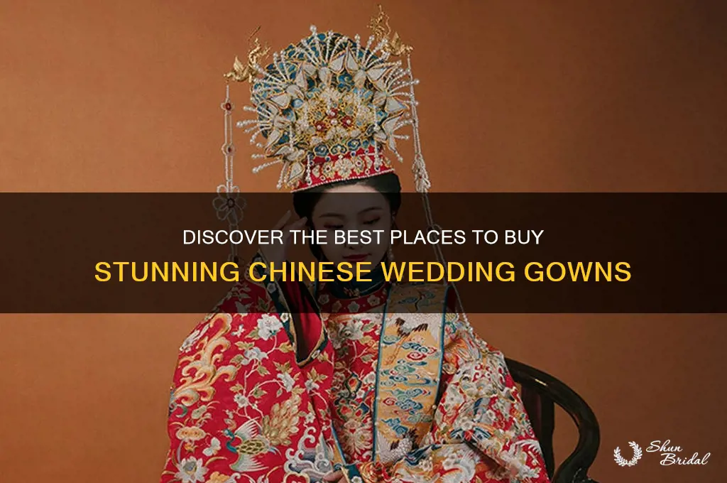 where to buy chinese wedding gown