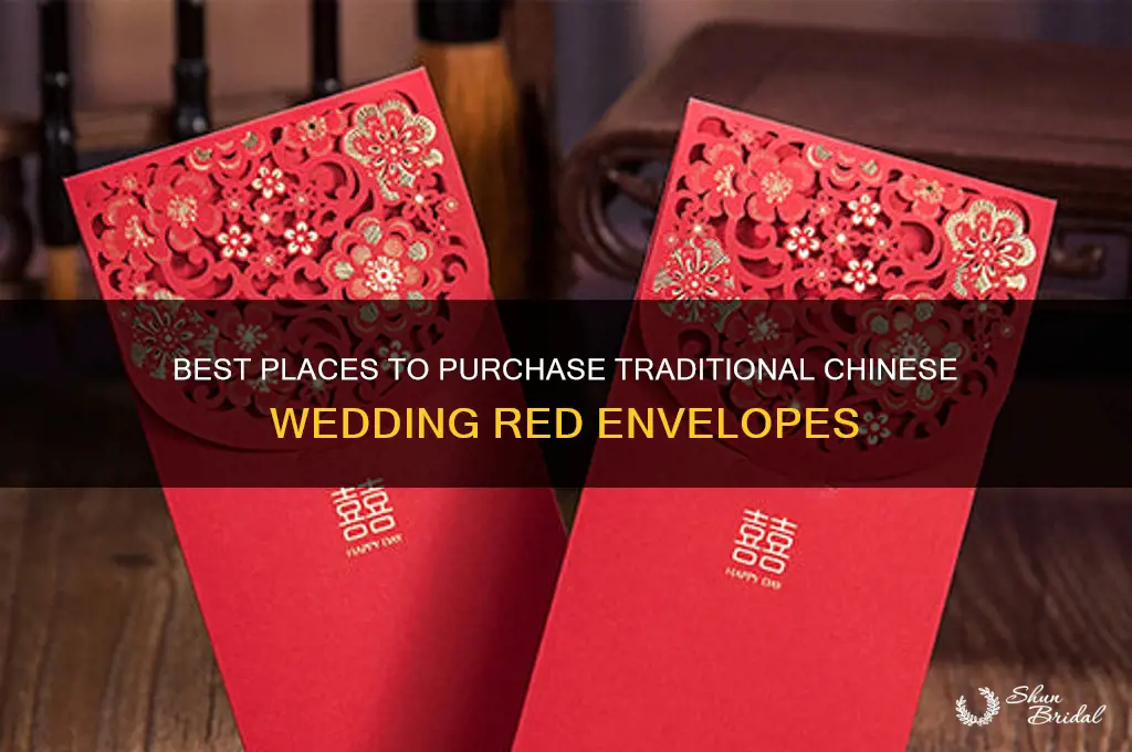 where to buy chinese wedding red envelopes