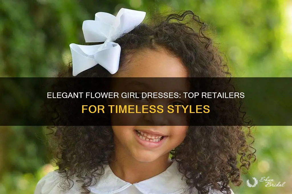where to buy classic flower girl dresses