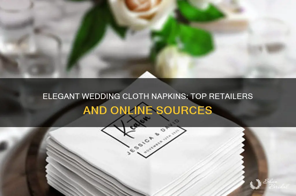 where to buy cloth napkins for wedding