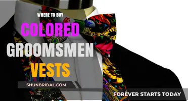 Where to Buy Stylish Colored Vests for Your Groomsmen