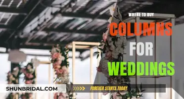 Elegant Wedding Columns: Top Places to Purchase for Your Big Day