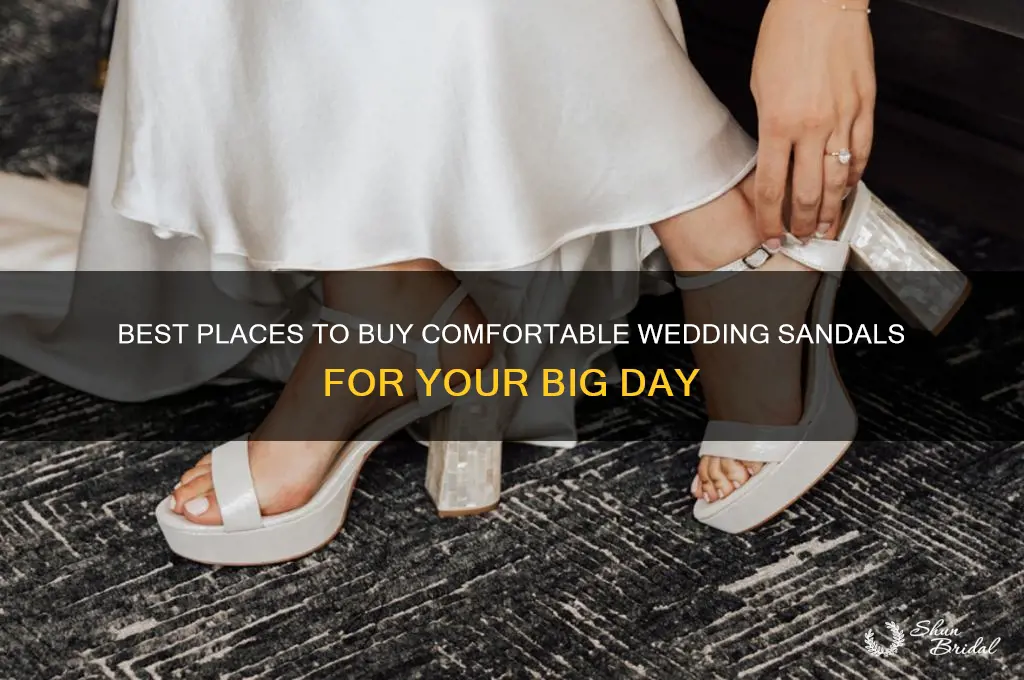 where to buy comfortable wedding sandals