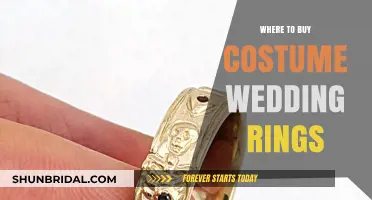 Costume Wedding Rings: Where to Buy Guide