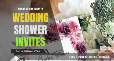 Couples' Wedding Shower Invite Shopping: Where to Buy?